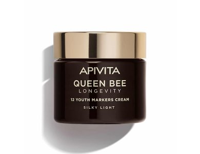 Apivita Queen Bee Longevity Light Day Cream Ελαφριά Βελούδινη Κρέμα Για Δράση Σε 12 Δείκτες Νεότητας, 50ml