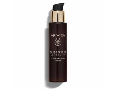 Apivita Queen Bee Longevity Serum Ορός Για Δράση Σε 12 Δείκτες Νεότητας, 30ml