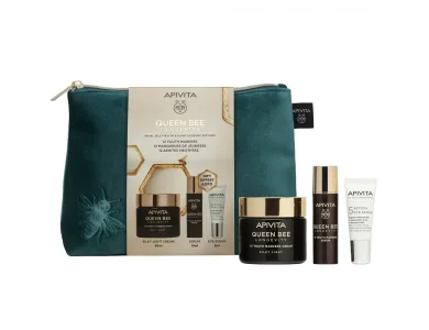Apivita Promo Queen Bee Longevity Ελαφριάς Υφής, 50ml & Queen Bee Longevity Ορός Προσώπου, 10ml & 5 Action Eye Serum, 5ml