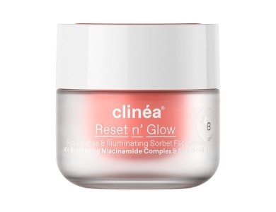 Clinea Reset n' Glow Sorbet Κρέμα Προσώπου Αντιγήρανσης & Λάμψης, 50ml