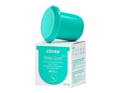 Clinea Water Crush SPF15 Refill Ενυδατική Κρέμα Ημέρας, 50ml