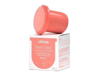 Clinea Reset n' Glow Sorbet Refill Κρέμα Προσώπου Αντιγήρανσης & Λάμψης, 50ml