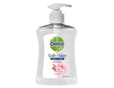 Dettol Soft on Skin Hard on Dirt, Αντιβακτηριδιακό Υγρό Κρεμοσάπουνο Χαμομήλι (Θρεπτικό), 250ml