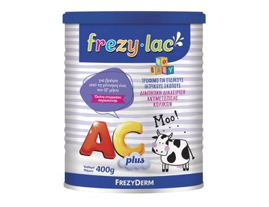 Frezylac AC Plus, Βρεφικό Γάλα Αντιμετώπισης Κολικών 0-12m, 400gr