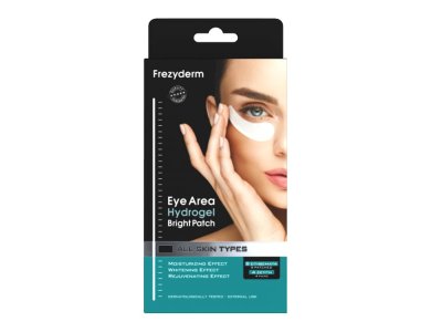 Frezyderm Eye Area Hydrogel Bright Patch Μάσκα/Επιθέματα Ματιών για τους Μαύρους Κύκλους, 8τμχ