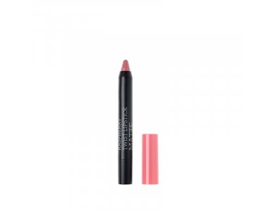 Korres Raspberry Matte Twist Lipstick Dusty Pink, Ματ Κραγιόν σε Συσκευασία Μολυβιού, 1,5gr