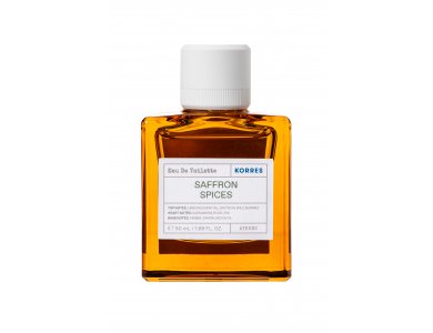 Korres Saffron Spices Eau De Toilette, Ανδρικό Άρωμα, 50ml