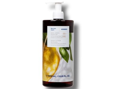 Korres Renewing Body Cleanser, Aναζωογονητικό Αφρόλουτρο με Άρωμα Βασιλικός & Λεμόνι, 1000ml
