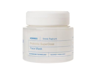 Korres Greek Yoghurt Super Dose, Μάσκα Προσώπου Υπερ-Ενισχυμένη σε Προβιοτικά για Ενυδάτωση & Θρέψη, 100ml