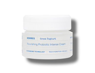 Korres Greek Yoghurt Nourishing Probiotic Intense Cream, Κρέμα Ημέρας Πλούσιας Υφής για Ξηρές Επιδερμίδες για Ενυδάτωση με Προβιοτικά, 40ml