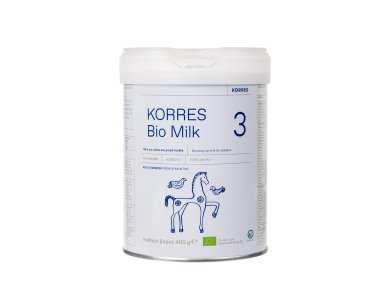 Korres Bio Milk 3, Βιολογικό Αγελαδινό Γάλα για Νήπια και Μεγάλα Παιδιά (από 12 μηνών), 400gr