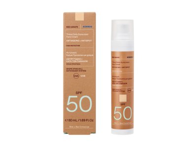 Korres Red Grape Tinted Daily Sunscreen Face Cream SPF50, Αντηλιακή Κρέμα Προσώπου Κατά των Πανάδων, 50ml