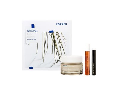 Korres Promo Pack White Pine Κρέμα Ημέρας για Ώριμες Επιδερμίδες, 40ml, Volcanic Minerals Μάσκαρα, 4ml & Cashmere Kumquat Άρωμα EDT, 10ml