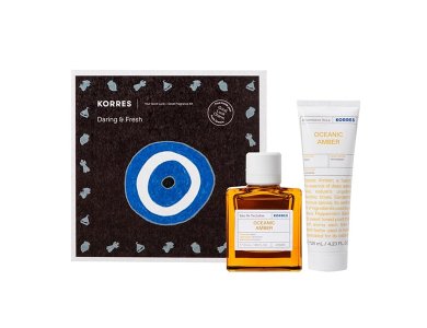 Korres Promo Daring & Fresh Oceanic Amber Ανδρικό Άρωμα EDT, 50ml, Aftershave Balm, 125ml & Δώρο Βραχιόλι Καλής Τύχης