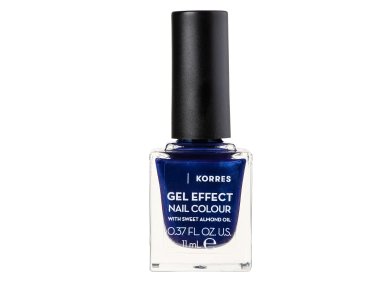 Korres Gel Effect Nail Colour Νο.87 Infinity Blue Bερνίκι Νυχιών, 11ml