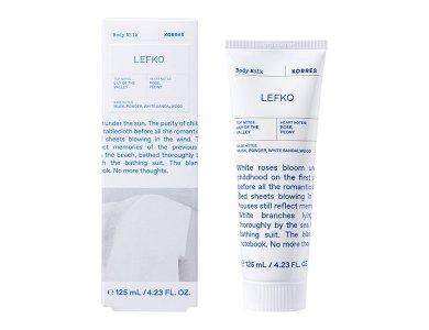 Korres Lefko Body Milk, Γαλάκτωμα Σώματος, 125ml