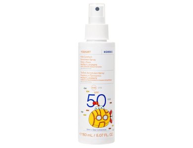 Korres Yoghurt Παιδικό Αντηλιακό Spray για Πρόσωπο & Σώμα SPF50, 150ml