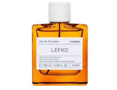 Korres Lefko Eau de Toilette, Άρωμα, 100ml
