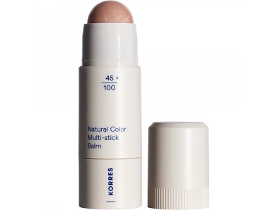 Korres Natural Color Multi-Stick Balm No.02 Glass Peach, για Χείλη & Ζυγωματικά, 4.5g