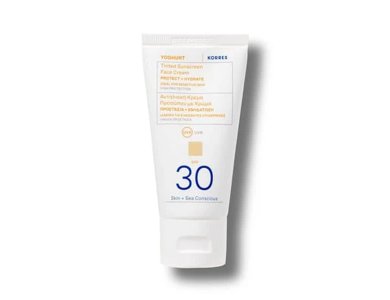 Korres Yoghurt Αντηλιακή Κρέμα Προσώπου με Χρώμα SPF 30, 50ml