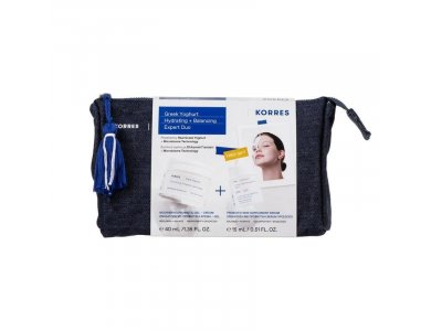 Korres Greek Yoghurt Hydrating  Balancing Expert Duo Ελληνικό Γιαούρτι Ενυδάτωση με Προβιοτικά Κρεμα-Gel, 40ml & Δώρο Serum, 15ml