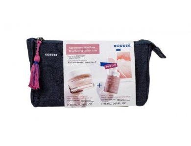 Korres Promo Άγριο Τριαντάφυλλο Λάμψη & Πρώτες Ρυτίδες Kρέμα-Gel Ημέρας 40ml & ΔΩΡΟ Διφασικό Serum, 15ml