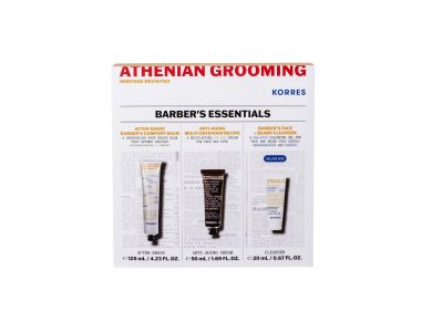 Korres Athenian Grooming Barber's Essentials Set, Σετ Περιποίησης Προσώπου για Άνδρες, 1σετ