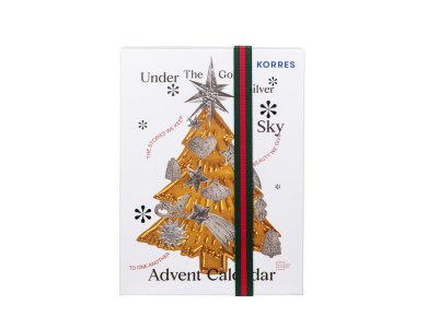 Korres Limited Edition Advent Calendar Under The Gold & Silver Sky Χριστουγεννιάτικο Ημερολόγιο με Προϊόντα Περιποίησης, 24τεμ
