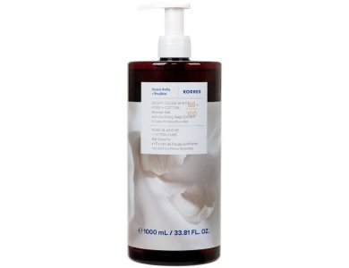 Korres Crispy Clean White Rose + Cotton Shower Gel Λευκά Άνθη + Βαμβάκι Αφρόλουτρο, 1lt