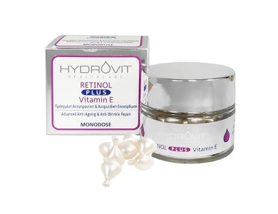 Hydrovit Retinol Plus Vitamin E Monodoses Αντιγηραντικός Ορός Προσώπου με Βιταμίνη Ε σε Μονοδόσεις, 60caps