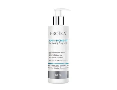 Froika Anti-Pigment Whitening Body Milk, Γαλάκτωμα Σώματος με Λευκαντική Δράση, 200ml