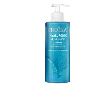 Froika Hyaluronic Moist Wash, Ενυδατικό Υγρό Καθαρισμού για Πρόσωπο & Σώμα, 400ml