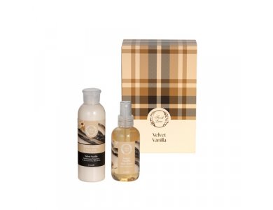 Fresh Line X-Mas Promo Velvet Vanilla, Σετ Περιποίησης Σώματος, 2 τμχ