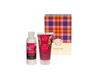 Fresh Line X-Mas Promo Passion Fruit, Σετ Περιποίησης Σώματος, 2 τμχ