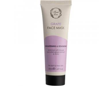 Fresh Line Grape Brightening & Renewing Μάσκα Προσώπου για Φωτεινότητα & Αναζωογόνηση, 50ml