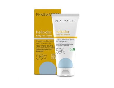Pharmasept Heliodor Baby Sun Cream Spf50, Βρεφική Αντηλιακή Κρέμα, 100ml