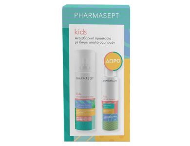 Pharmasept Kids Promo X-Lice Protective Lotion Παιδική Αντιφθειρική Λοσιόν, 100ml & Δώρο Soft Hair Shampoo Παιδικό Σαμπουάν, 100ml, 1σετ