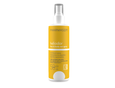 Pharmasept Heliodor, Αντηλιακό Spray Προσώπου & Σώματος SPF50, 165g