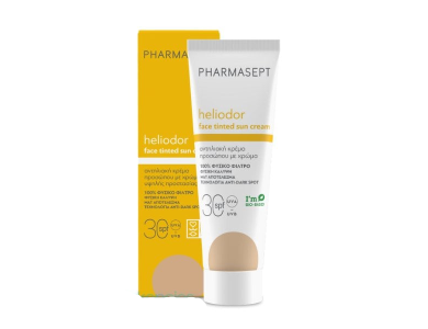 Pharmasept Heliodor Face Tinted Sun Cream Αντηλιακή Κρέμα Προσώπου με Χρώμα SPF30, 50ml