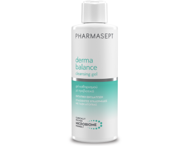 Pharmasept Derma Balance Cleansing Gel, Ενυδατικό Τζελ Kαθαρισμού για Πρόσωπο & Σώμα, 250ml