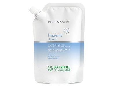 Pharmasept Hygienic Shower Refill, Aνταλλακτικό Αφρόλουτρο για Σώμα, Πρόσωπο & Ευαίσθητη Περιοχή, 900ml
