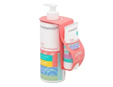 Pharmasept Promo Kids Soft Hair Shampoo 400ml & Δώρο Hair Conditioner 40ml, 1Σετ