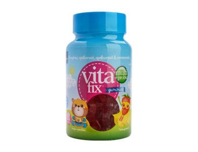 Intermed Multi & Probio VitaFix Gummies "Bear" Strawberry Παιδικές Πολυβιταμίνες σε Ζελεδάκια, Γεύση Φράουλα, 60τμχ