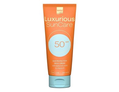 Intermed Luxurious Sun Care Body Cream SPF50 Αντηλιακή Κρέμα Σώματος, 200ml