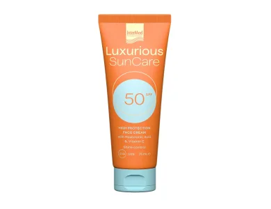 Intermed Luxurious Sun Care Face Cream Αντηλιακή Κρέμα Προσώπου SPF50, 75ml