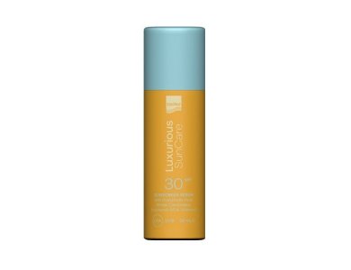 Intermed Luxurious Suncare SPF30 Sunscreen Serum Αντηλιακός Ορός με Υαλουρονικό Οξύ, 50ml