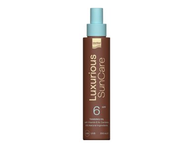 Intermed Luxurious Sun Care Tanning Oil SPF6 Ξηρό Αντηλιακό Λάδι, 200ml