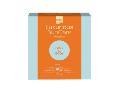 Intermed Luxurious SunCare Face & Body Family Pack με High Protection Face Cream SPF50, 75ml & Sun Protection Body Cream SPF50, 200ml, 1σετ