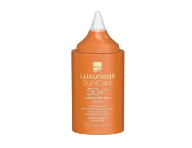 Intermed Luxurious SunCare Sun Protection Drops Αντηλιακό Γαλάκτωμα Προσώπου SPF 50+, 30ml