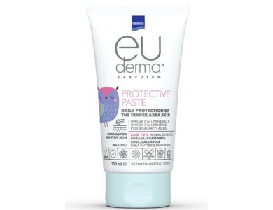 Intermed Euderma Babyderm Protective Paste Προστατευτική Πάστα για την Περιοχή του Δέρματος Γύρω από την Πάνα, 150ml
